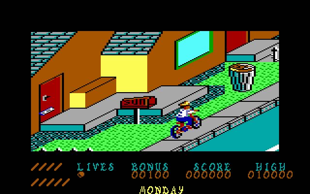 Paperboy screenshot